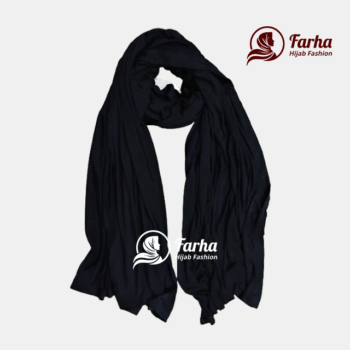 Jersey Hijabs (Black) images for Farha Hijab Fashion