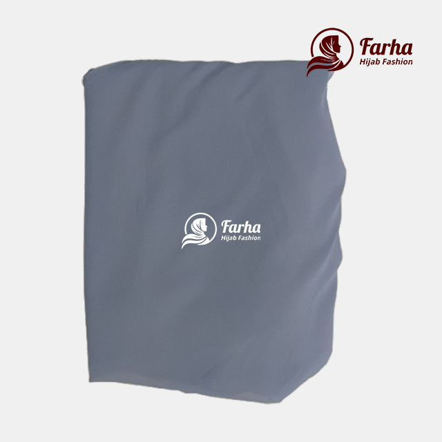 Meherin Jilbab Khimar Hijab - Ash Gray Farha Hijab Fashion Meherin Jilbab Khimar Hijab - Ash Gray Farha Hijab Fashion