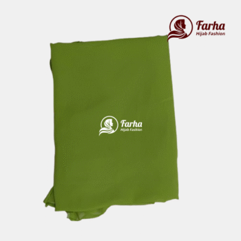 Meherin Jilbab Khimar Hijab - Moss Green Farha Hijab Fashion