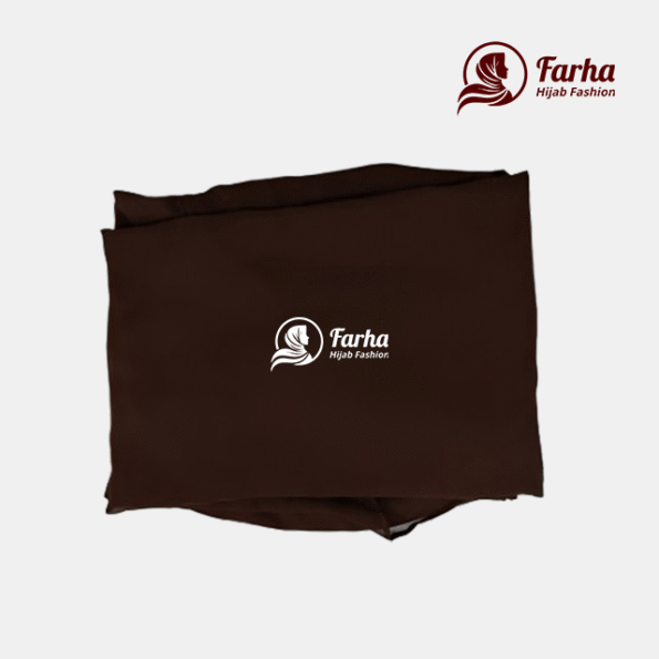 Meherin Jilbab Khimar Hijab – Dark Chocolate Farha Hijab Fashion