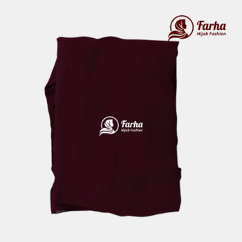 Meherin Jilbab Khimar Hijab – Dark Maroon Farha Hijab Fashion