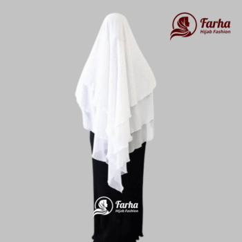 মেহেরিন জিলবাব হিজাব white color images Farha Hijab Fashion