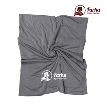 Jersey Hijabs (Dark Ash) images 1 for Farha Hijab Fashion