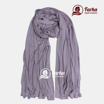 Jersey Hijabs (Lavender Gray) images for Farha Hijab Fashion
