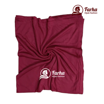 Jersey Hijabs (Maroon) images 1 for Farha Hijab Fashion