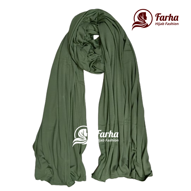 Jersey Hijabs (Olive Green) images for Farha Hijab Fashion Jersey Hijabs (Olive Green) images for Farha Hijab Fashion