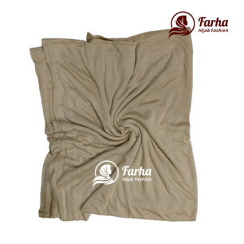 Jersey Hijabs (Stone Beige) images 1 for Farha Hijab Fashion