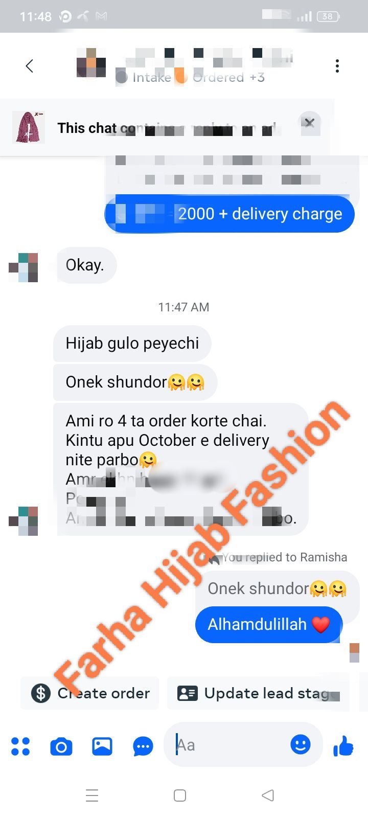 Our Happy Customer Reviews for Farha Hijab Fashion