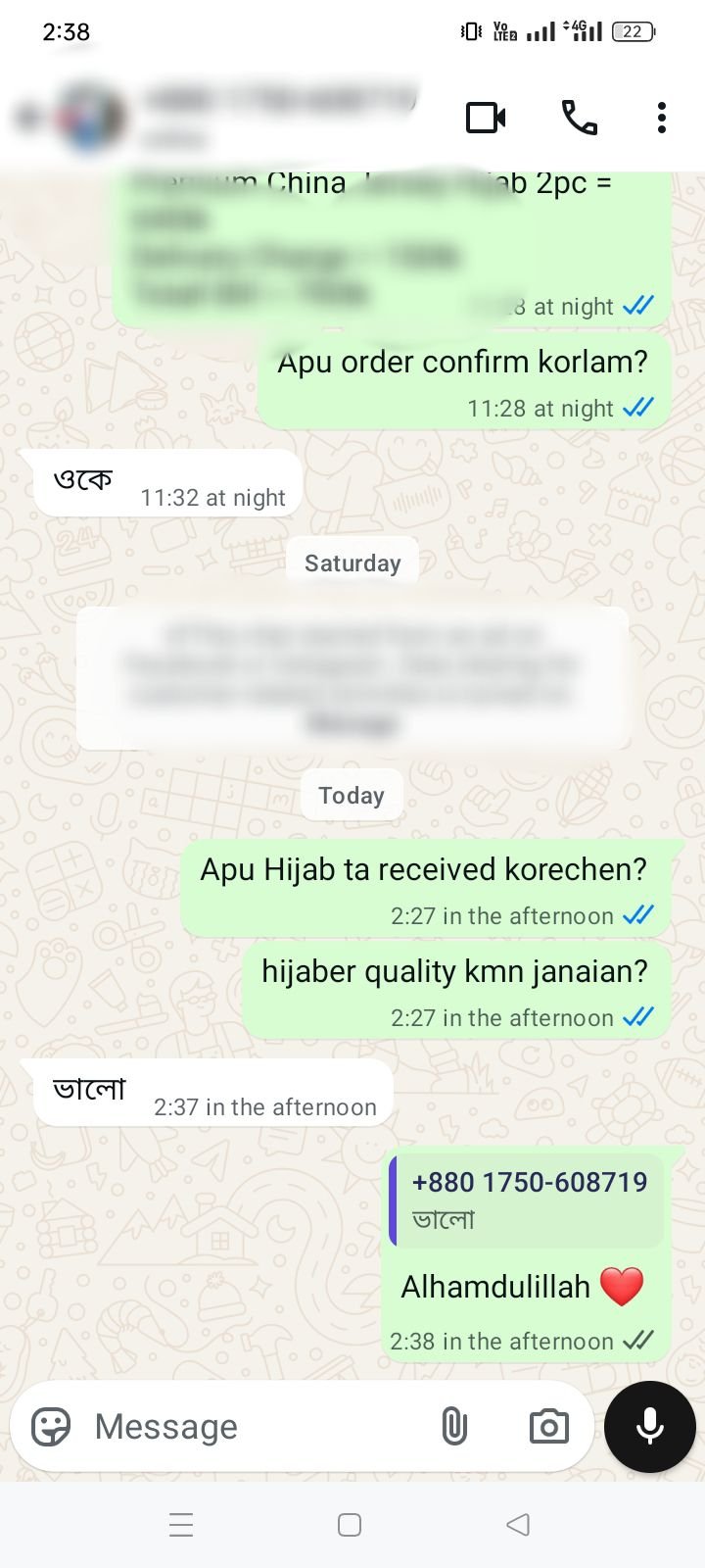 Our Happy Customer Reviews for Farha Hijab Fashion