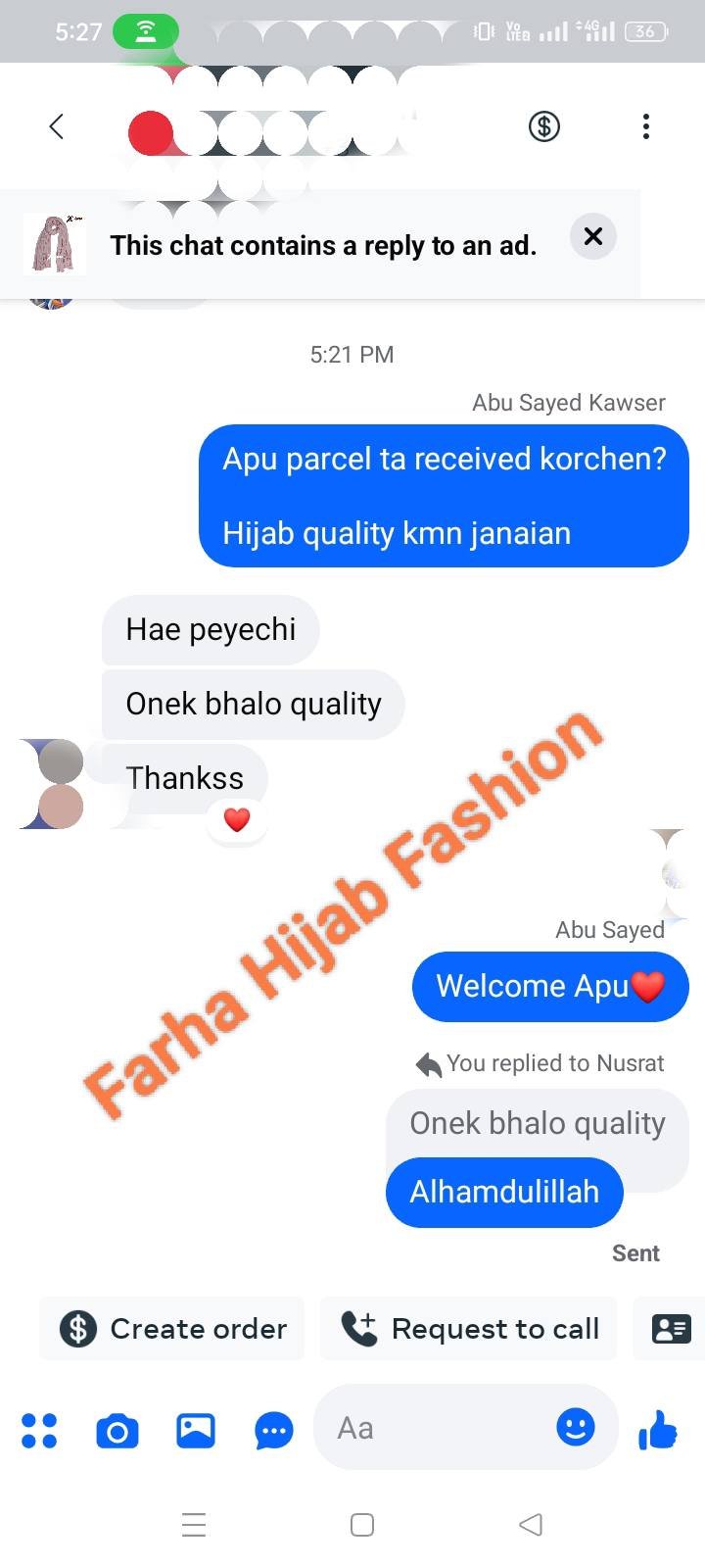 Our Happy Customer Reviews for Farha Hijab Fashion