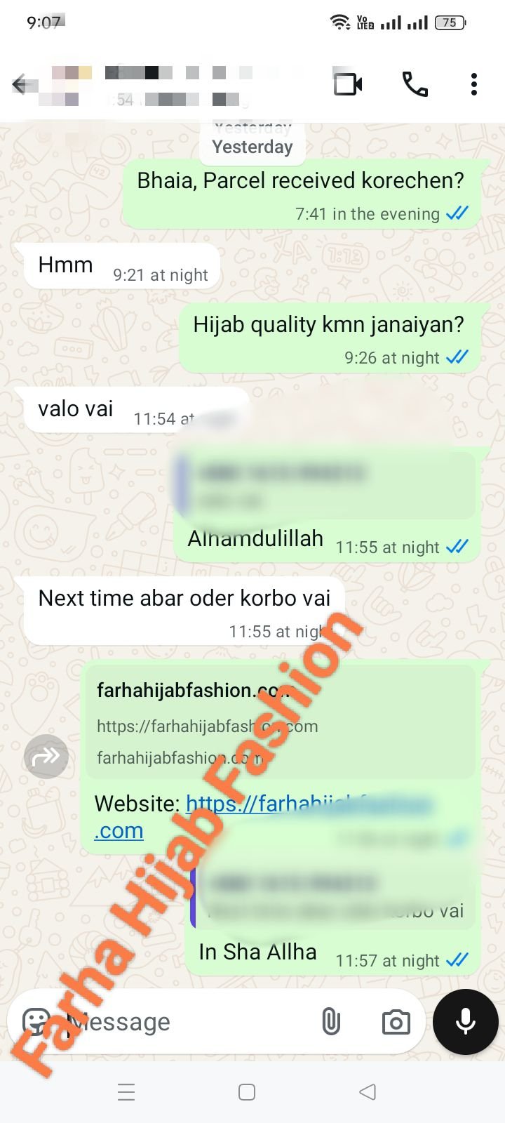 Our Happy Customer Reviews for Farha Hijab Fashion