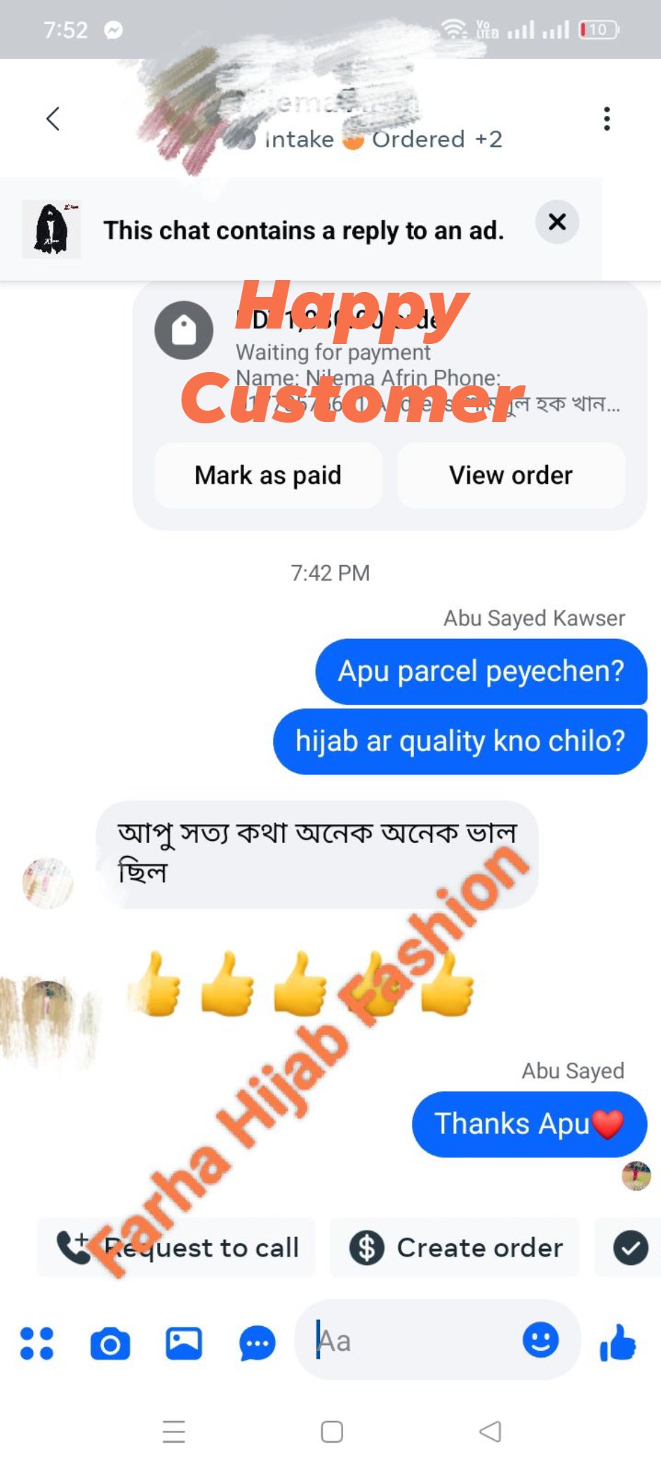 Our Happy Customer Reviews for Farha Hijab Fashion