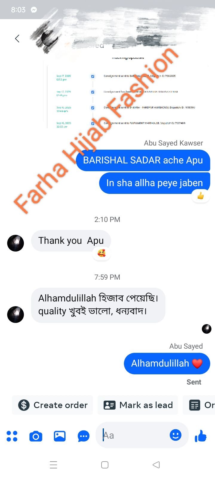 Our Happy Customer Reviews for Farha Hijab Fashion