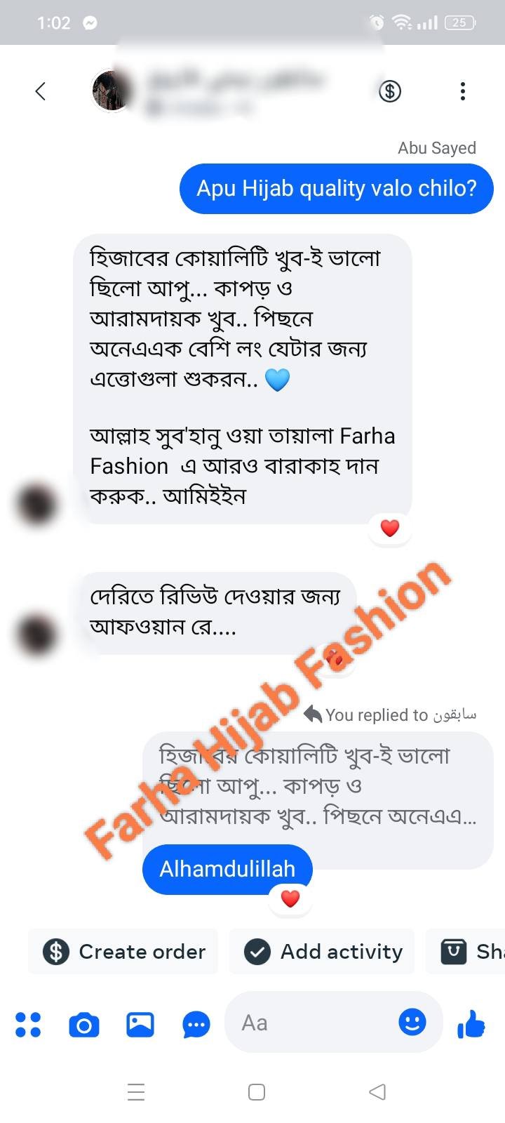 Our Happy Customer Reviews for Farha Hijab Fashion