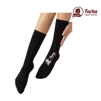 Black Socks Pair Pa Muja Images 3 for Farha Hijab Fashion
