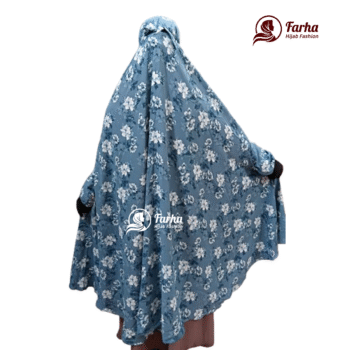 Century Silk Print Khimar images 02 For Farha Hijab Fashion