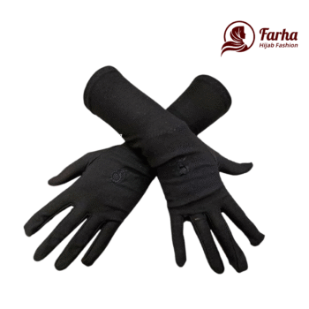 China Hand Socks - Black images for Farha Hijab Fashion (4)