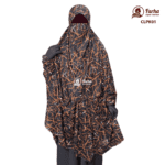 China Linen Print Khimar with Niqab – CLPK01 Images For Farha Hijab Fashion