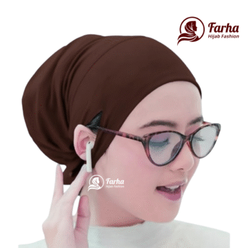 Ear Open Inner Cap Images for Farha Hijab Fashion