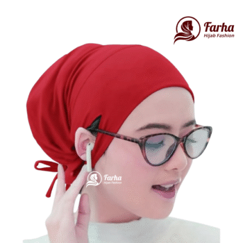 Ear Open Inner Cap Images for Farha Hijab Fashion