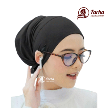 Ear Open Inner Cap Images for Farha Hijab Fashion