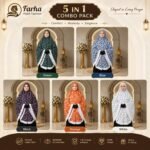 Combo 5 Colors Salat Hijab – Premium Boxi Voile Cotton product images for farha hijab fashion