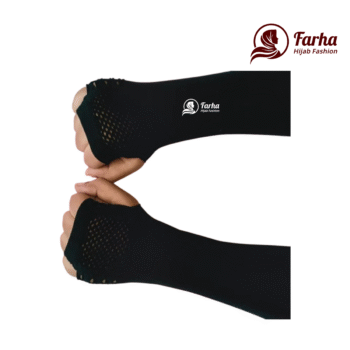 Fingerless Hand socks Black Images for Farha Hijab Fashion