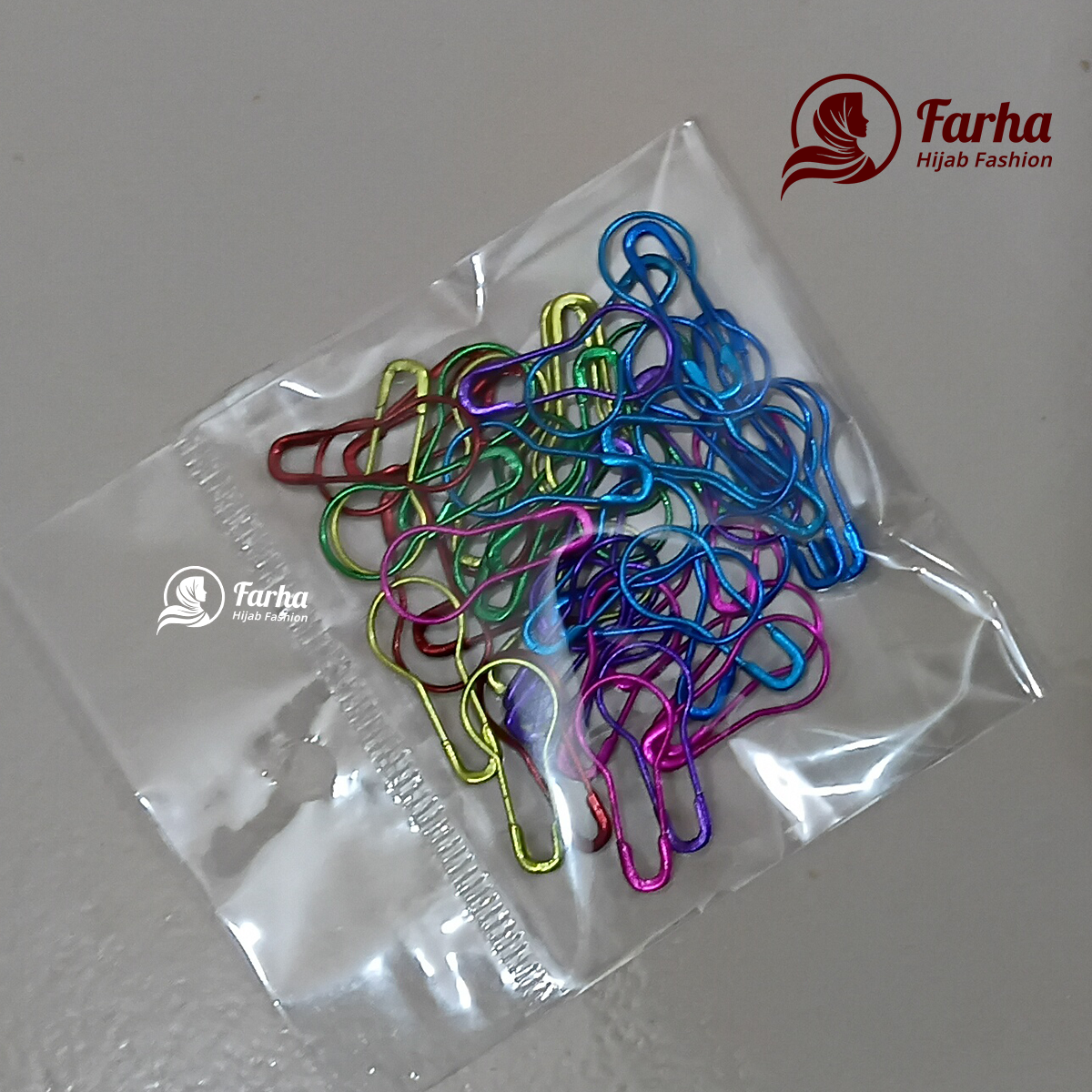 Hijab Safety Pins 50 Pieces Multi color Small Size images for Farha Hijab Fashion Hijab Safety Pins 50 Pieces Multi color Small Size images for Farha Hijab Fashion