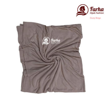 Jersey Hijabs (Dusty Beige) images 1 for Farha Hijab Fashion