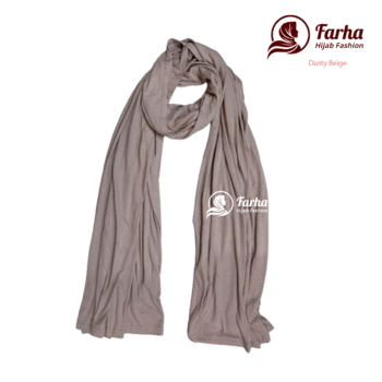 Jersey Hijabs (Dusty Beige) images for Farha Hijab Fashion