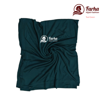 Jersey Hijabs (Teal Green) images 1 for Farha Hijab Fashion