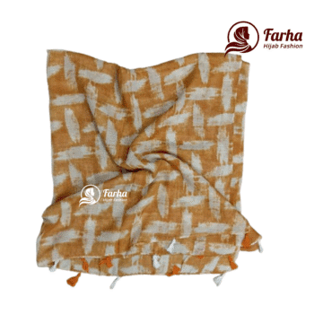 Premium China cotton print hijab Images 22.1 for Farha Hijab Fashion