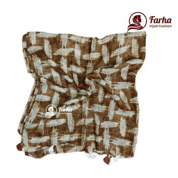 Premium China cotton print hijab Images 24 for Farha Hijab Fashion