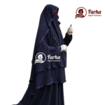 মহুয়া হুডি হিজাব ৩ পিস স্পেশাল সেট Black images 002 for Farha Hijab Fashion