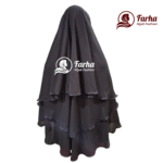মহুয়া হুডি হিজাব ৩ পিস স্পেশাল সেট Black images 002 for Farha Hijab Fashion