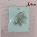 Leaf Crystal Brooch images 04 for Farha Hijab Fashion