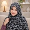 Soft China Cotton Print Hijab - P07