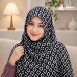 (12 Colors) Combo Pack – Soft China Cotton Print Hijab images 01 for farha hijab fashion
