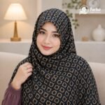 (12 Colors) Combo Pack – Soft China Cotton Print Hijab images 01 for farha hijab fashion