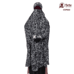 Century Silk Print Khimar with Niqab CSPK03 images For Farha Hijab Fashion