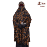 China Linen Print Khimar with Niqab – CLPK03 Images For Farha Hijab Fashion