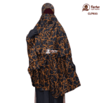 China Linen Print Khimar with Niqab – CLPK03 Images For Farha Hijab Fashion