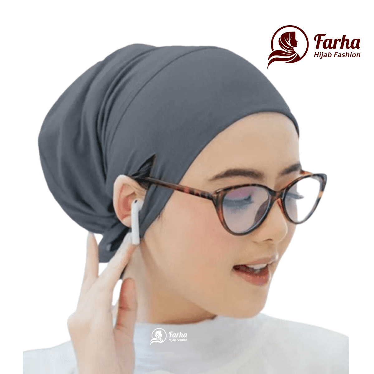 Ear Open Inner Cap 15 images for farha hijab fashion Ear Open Inner Cap 15 images for farha hijab fashion
