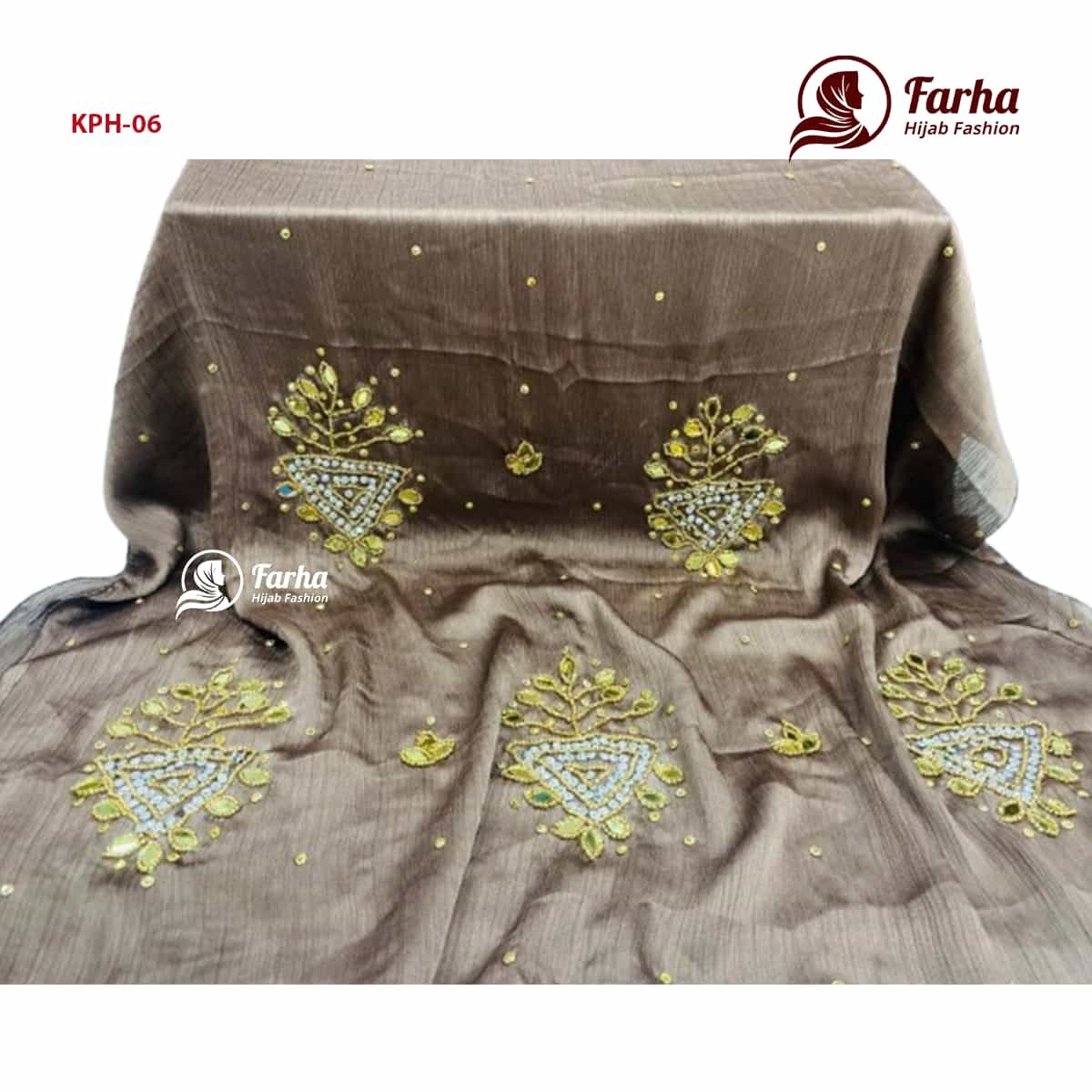 Karchupi Party hijab KPH06 images for Farha Hijab Fashion Karchupi Party hijab KPH06 images for Farha Hijab Fashion