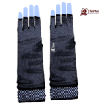 Premium Lace Full Fingerless Hand Socks (Hat Muja) – Black 05 images for farha hijab fashion