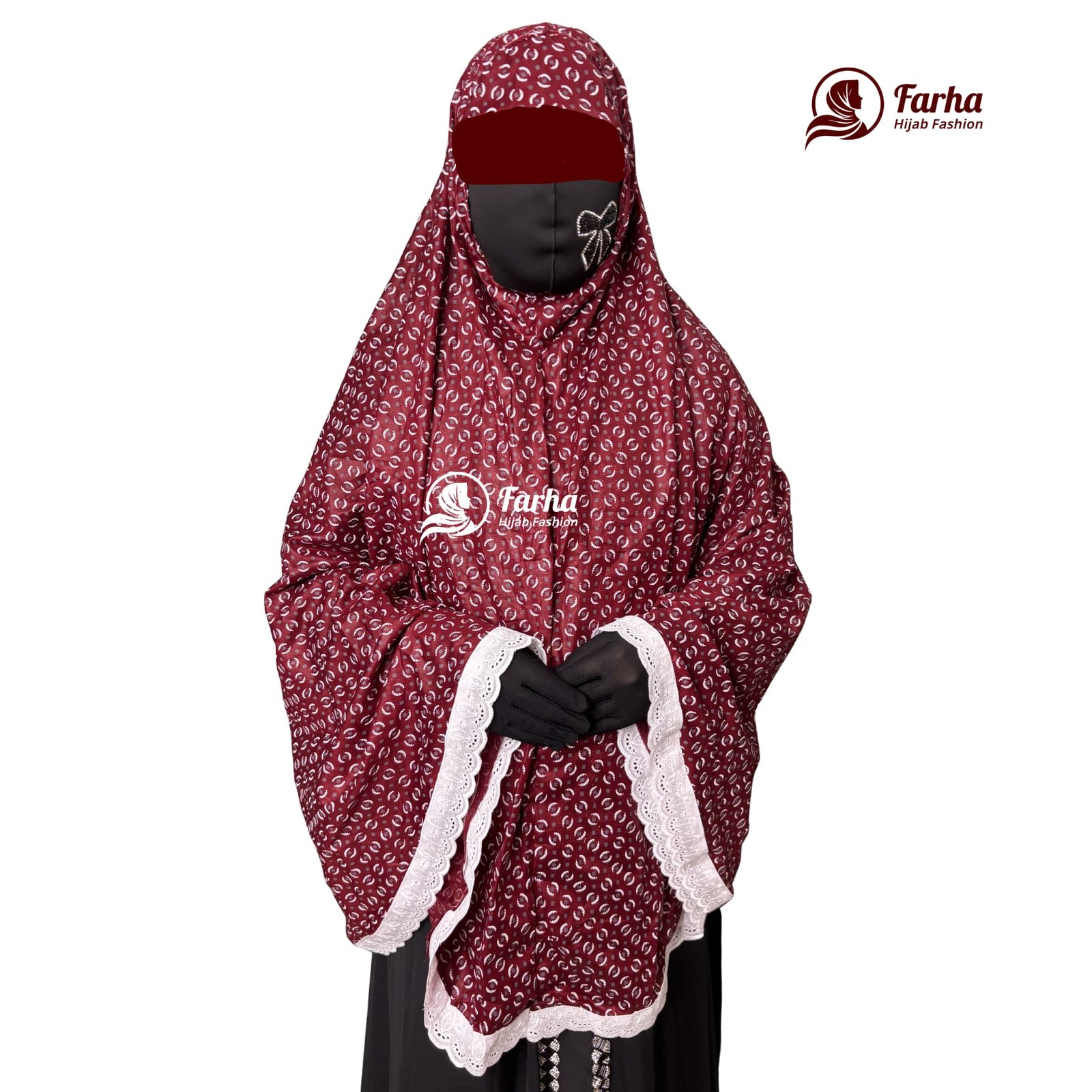 Salat Hijab – Premium Boxi Voile Cotton (SH08) images for farha hijab fashion Salat Hijab – Premium Boxi Voile Cotton (SH08) images for farha hijab fashion