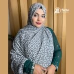 Soft China Cotton Print Hijab – P25 images 03 for Farha hijab fashion
