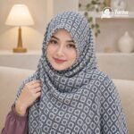 (12 Colors) Combo Pack – Soft China Cotton Print Hijab images 01 for farha hijab fashion
