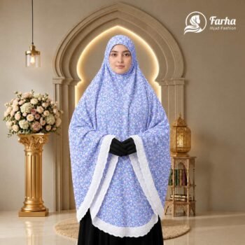 Salat Hijab Premium Boxi Voile Cotton (SH21) Product Images for Farha Hijab Fashion